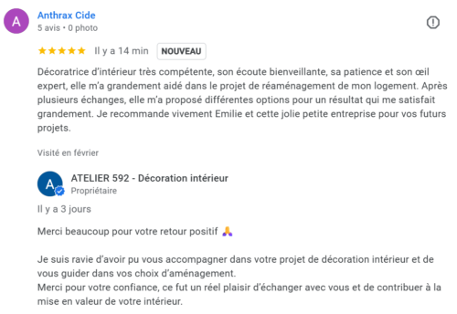 avis client google